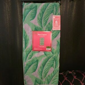 Juicy Couture Tropical Green Leaf Towel
